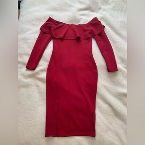 Missguided Off-Shoulder Dress, size 4